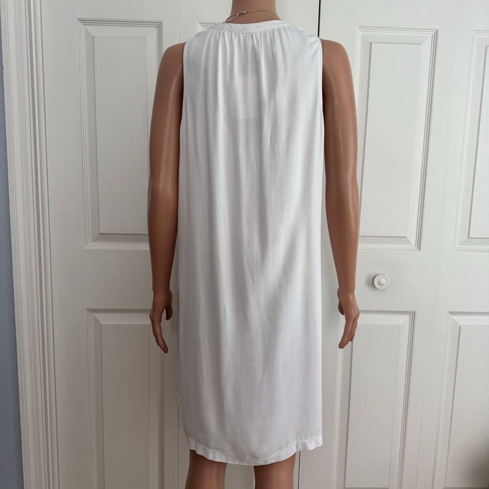 SPLENDID V-Neck White Dress Small - Picture 3 of 8